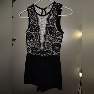 New! Black and Nude Sexy 1pc